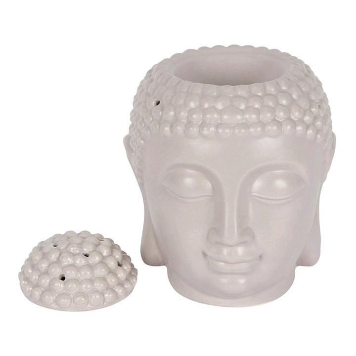 Ceramic Giant Buddha Head Oil Burner for Fragrance Oils and Wax Melts