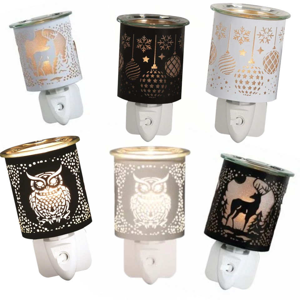 Wall plug in wax burners