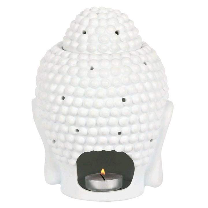 Ceramic Giant Buddha Head Oil Burner for Fragrance Oils and Wax Melts