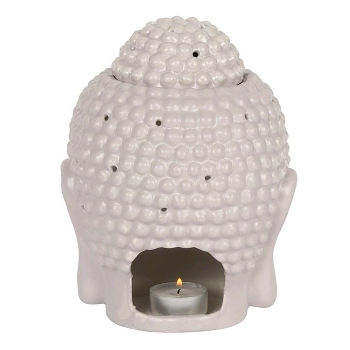 Ceramic Giant Buddha Head Oil Burner for Fragrance Oils and Wax Melts