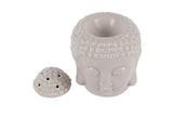 Small Buddha Head Tealight Burner