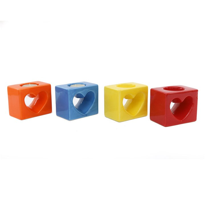 Colourful Tealight Holders