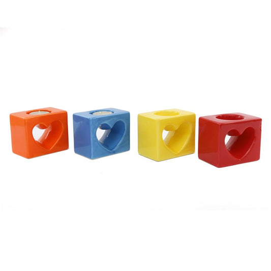 Colourful Tealight Holders