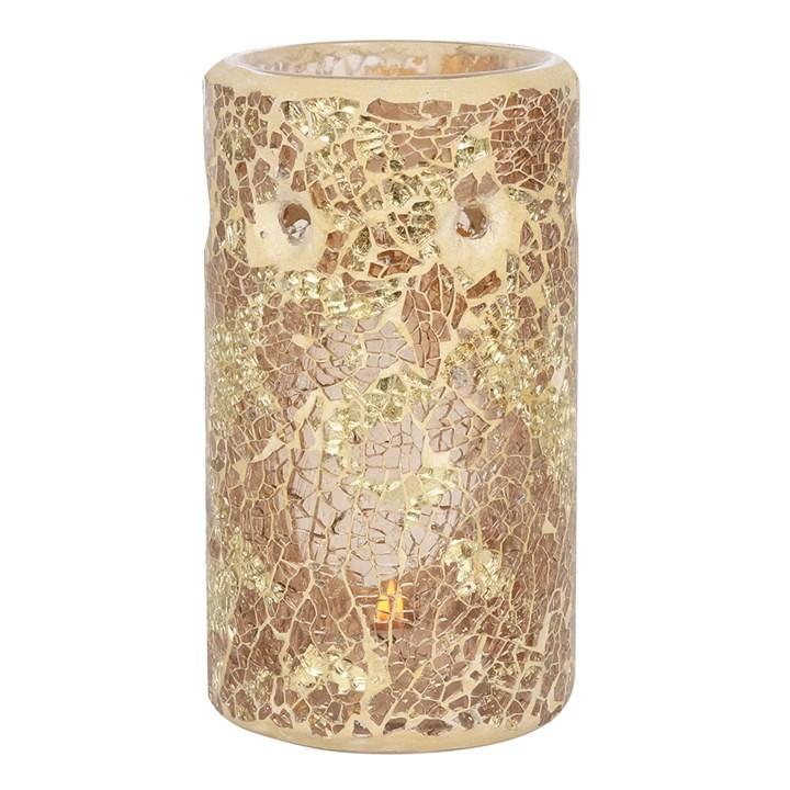 Pillar Crackle Tealight Burner