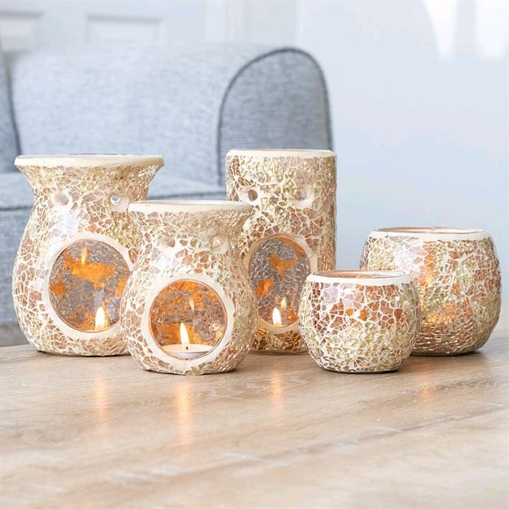 Pillar Crackle Tealight Burner