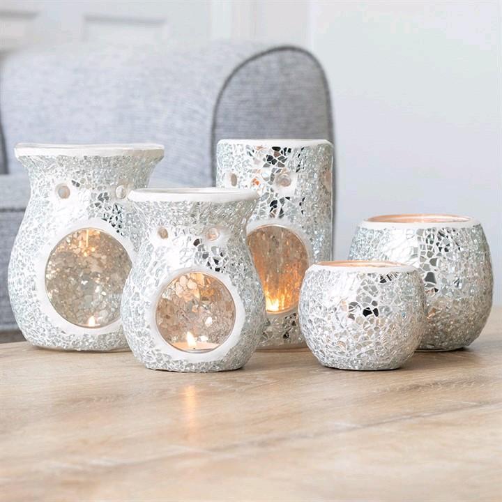 Pillar Crackle Tealight Burner