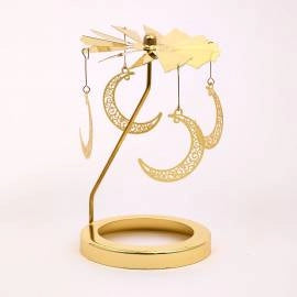 Rotating 20cl Gold Candle with Carousel